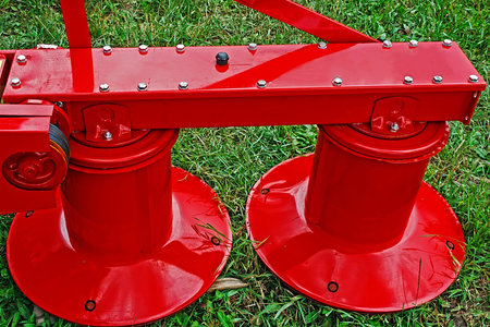 Equipment for agriculture, presented to an agricultural exhibition 