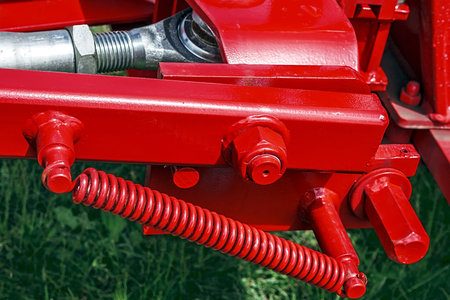 Detail of industrial equipment used in agriculture の写真素材