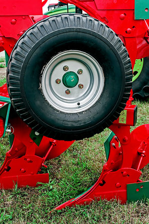 Equipment for agriculture, presented to an agricultural exhibition 