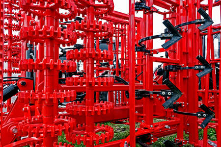 Equipment for agriculture, presented to an agricultural exhibition の写真素材