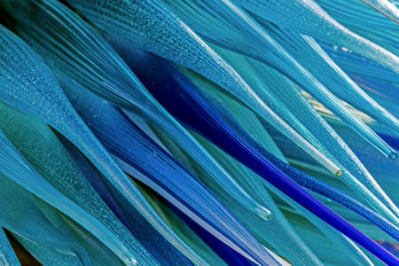 Murano glass (closeup detail of street monument of Murano island )の写真素材