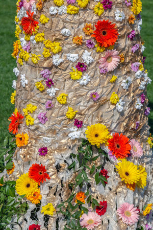 Background with beautiful floral abstract decoration.