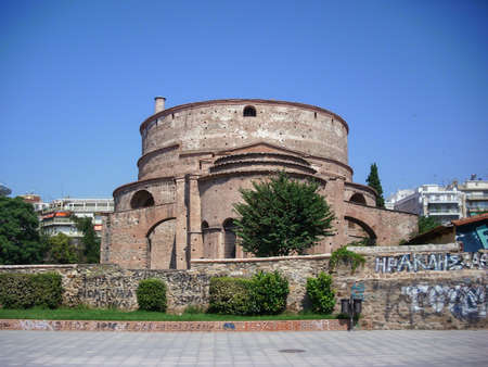 Thessaloniki, Greece - June 07 2014 : Rotunda of Galerius also known as Agios Georgios is the oldest monument in Thessaloniki City, Greece.のeditorial素材