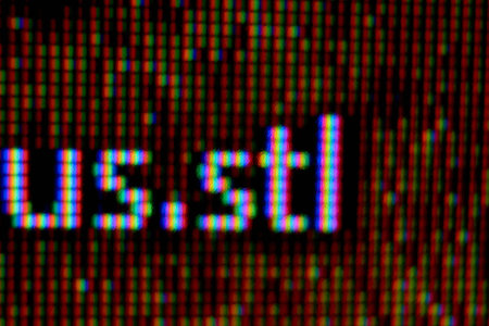 pixels of an lcd monitor