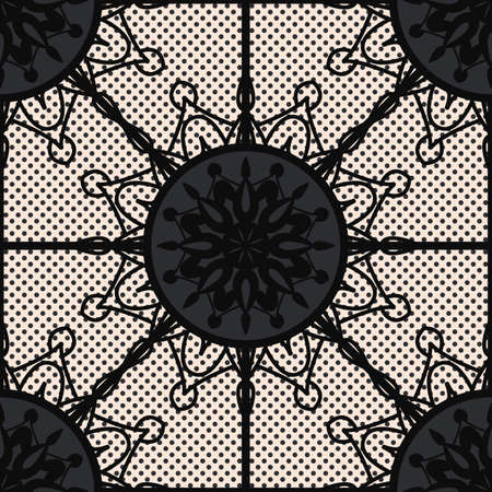Seamless vintage classic background. Vector illustration.のイラスト素材