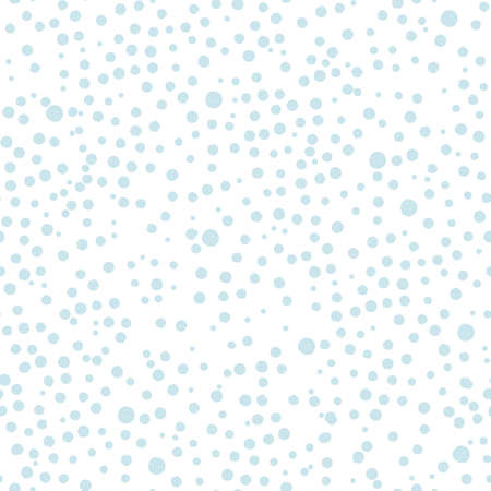 Seamless winter background. Blue snow on white background. Sweet Vintage vector illustration.のイラスト素材