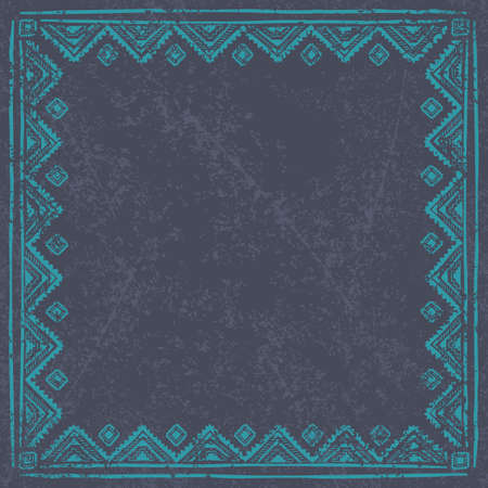 Ethnic frame for your text. Empty space.のイラスト素材