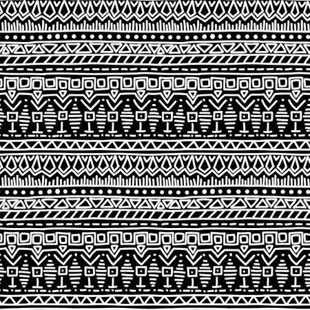 Tribal seamless pattern. abstract background. illustration.のイラスト素材