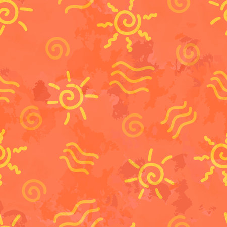 Ethnic seamless summer pattern. illustration. texture.