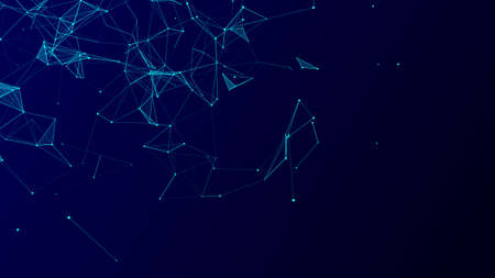 Cyber network connection structure. Technology connect big data. Vector science background. Business futuristic backdrop.のイラスト素材