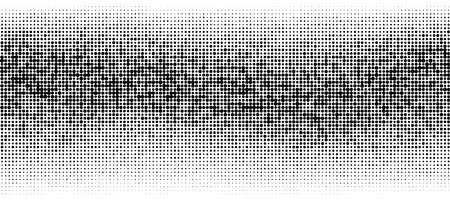Abstract vector halftone background with circles. Pattern design elements with black and white gradient.のイラスト素材