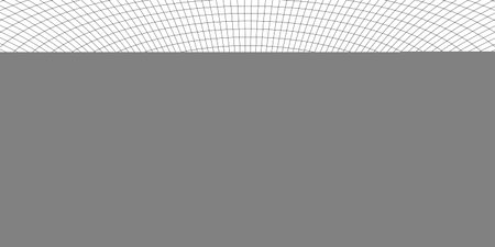 Abstract wireframe tunnel. Light science wormhole. Vector 3D portal grid. Futuristic fantasy funnel.のイラスト素材