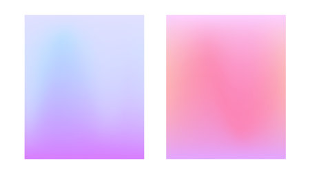 Set abstract soft varicoloured background with gradient. Vector illustration for different screen...