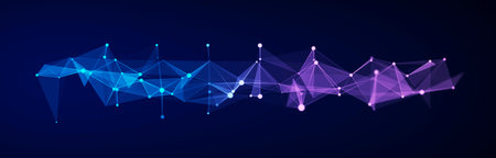 Cyber network connection structure. Technology connect big data. Science background. Business...