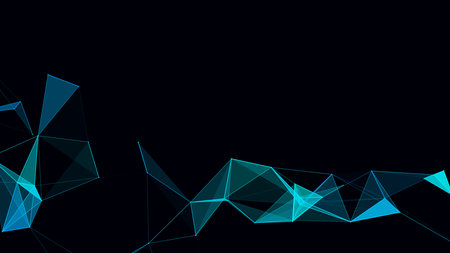 Cyber network connection structure. Technology connect big data. Vector science background. Business futuristic backdrop.のイラスト素材