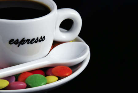 Cup of coffee espressoの写真素材