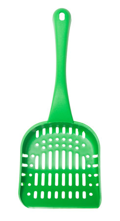 Green shovels animals isolated on a white backgroundの写真素材