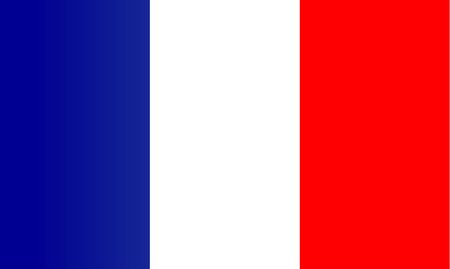 French flag vector illustration.のイラスト素材