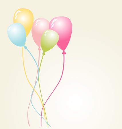 balloons background のイラスト素材