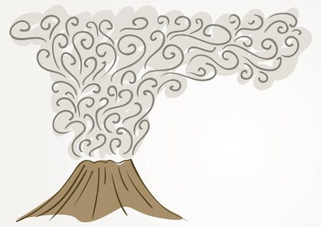 volcano のイラスト素材