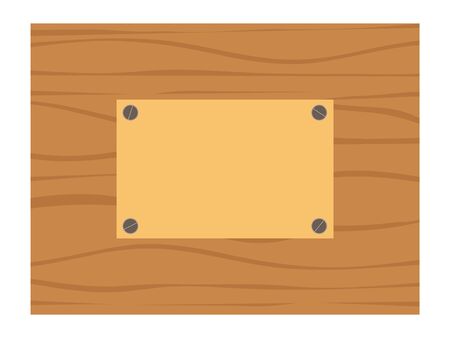 wooden frameのイラスト素材