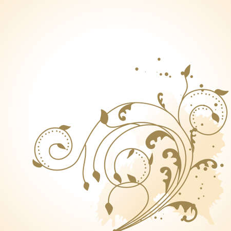 floral backgroundのイラスト素材