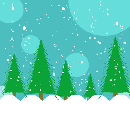 winter backgroundのイラスト素材