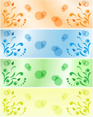 floral backgroundsのイラスト素材