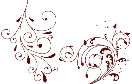 floral backgroundのイラスト素材