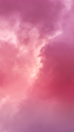 NSTA Story Template Backgrounds. Twilight sky with effect of living coral  colors. Colorful sunset of soft clouds. 9:16 Aspect Ratioの写真素材