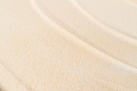 Close up Beach Sand. Nature, Soft Texture and background. Summer Sun.