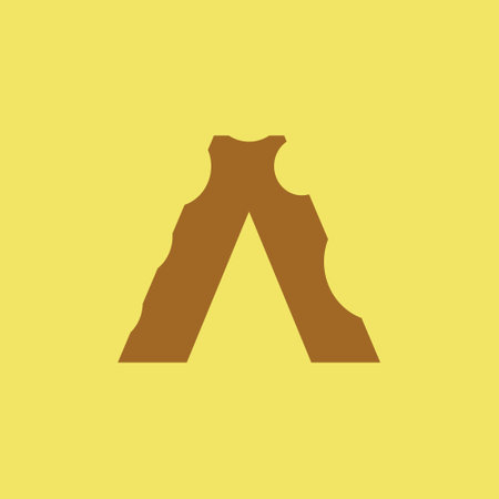 AB or BA minimal creative logo with negative space effectのイラスト素材