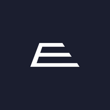 Geometrical abstract triangle geometry symbol vector elements template, clean minimal geometric logoのイラスト素材