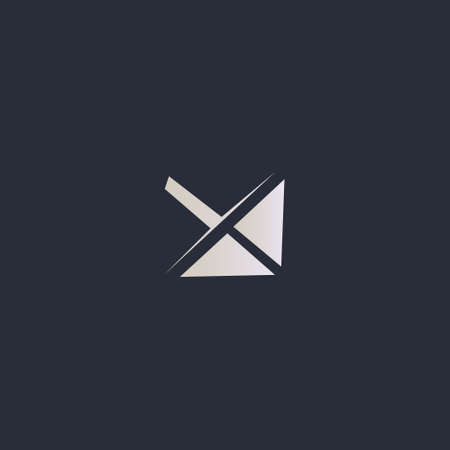 Geometrical TT letter abstract geometry symbol vector elements template, clean minimal geometric logoのイラスト素材