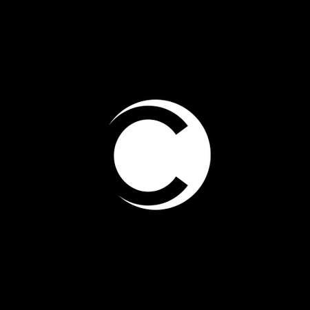 Initial Letter C Logo with Creative Modern Business Typography Vector Template. Creative Abstract Letter C Icon Logo Designのイラスト素材