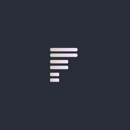 Letter F Logo Icon Design Template. Technology Abstract Vector Logotypeのイラスト素材