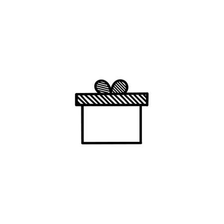 Modern Flat Christmas Icons for Design Projects - Black and White Illustrations, Vector. Christmas icon illustration vector symbol.のイラスト素材