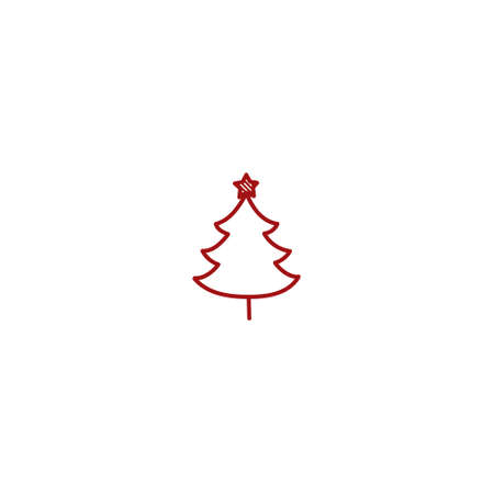 Modern Flat Christmas Icons for Design Projects Christmas icon illustration vector symbol.のイラスト素材