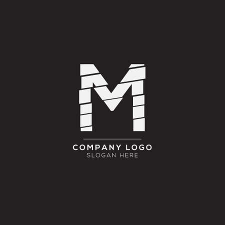 Premium Vector M initial icon Logotype for luxury branding. Elegant and stylish design for your Elite company.のイラスト素材