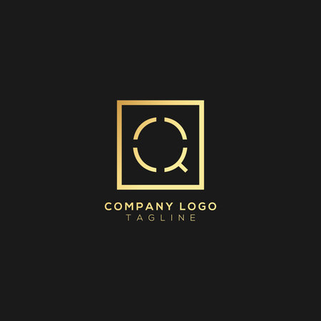 Abstract premium linear letter Q logo icon design modern minimal style illustration.