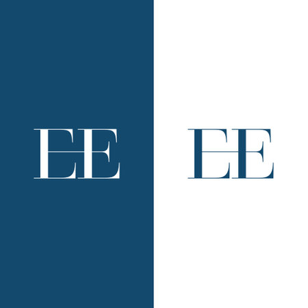 Initial letter eh henri vector iconのイラスト素材