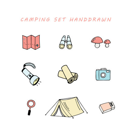 Learning, working, media using vector design template. Minimal vector design templateのイラスト素材