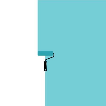 Video player intrusion template. Watching a video. Modern vector design templateのイラスト素材