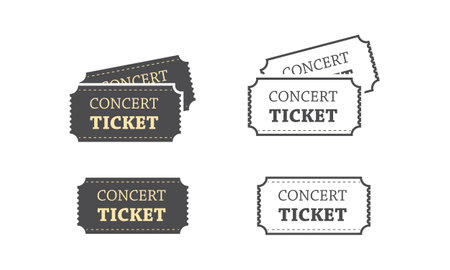 Grunge background set vector design. Modern vector icon design templateのイラスト素材