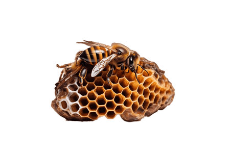 Isolated Beehive on Transparent Backgroundの素材