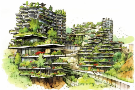 Implementing Urban Development: A Visionary Sketch.の素材