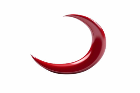 3D Render Isolated Sickle Illustration, Generative AIの素材