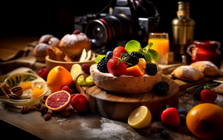 A Realistic Gourmet Close-Up Photographyの素材