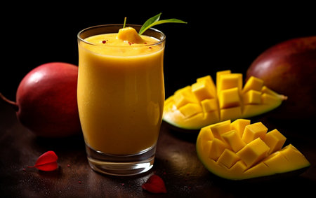 Fresh Mango Coconut Smoothieの素材