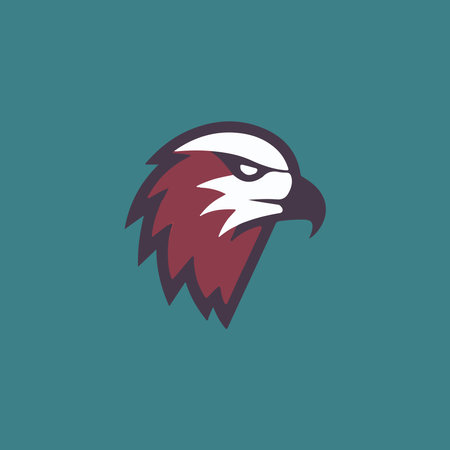 Eagle Head Eagle Logo Symbol Gaming Logo Elegant Element for Brandのイラスト素材
